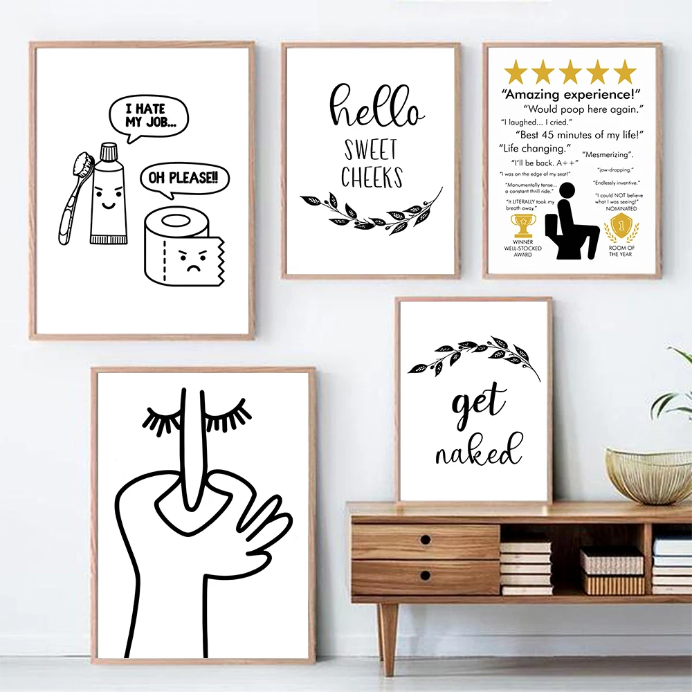 Home Bathroom Rules - Toilette Humor Mauvaise Odeur Mignon Ligne