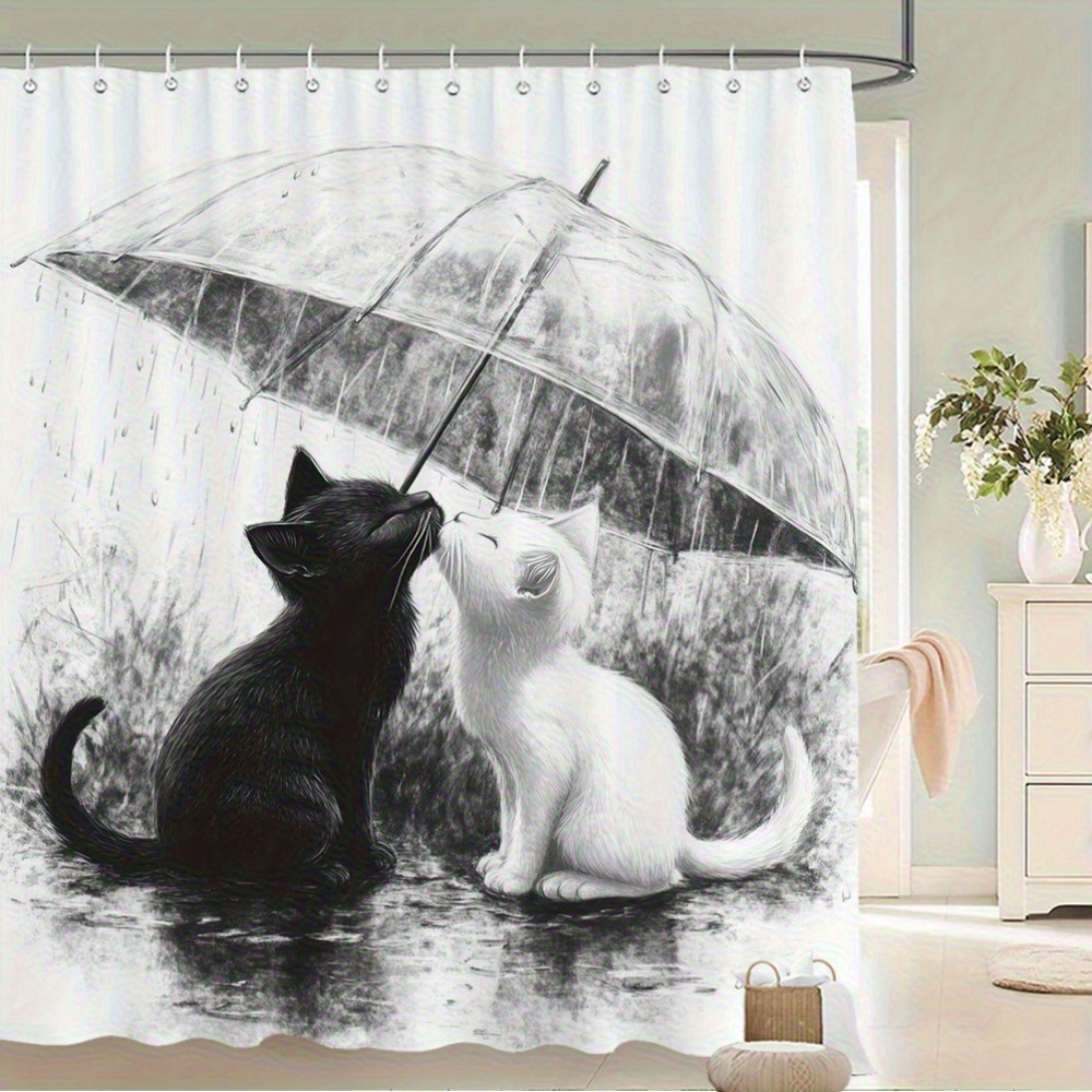 Home Bathroom Tiles Design - Rideau de douche imperméable pour salle