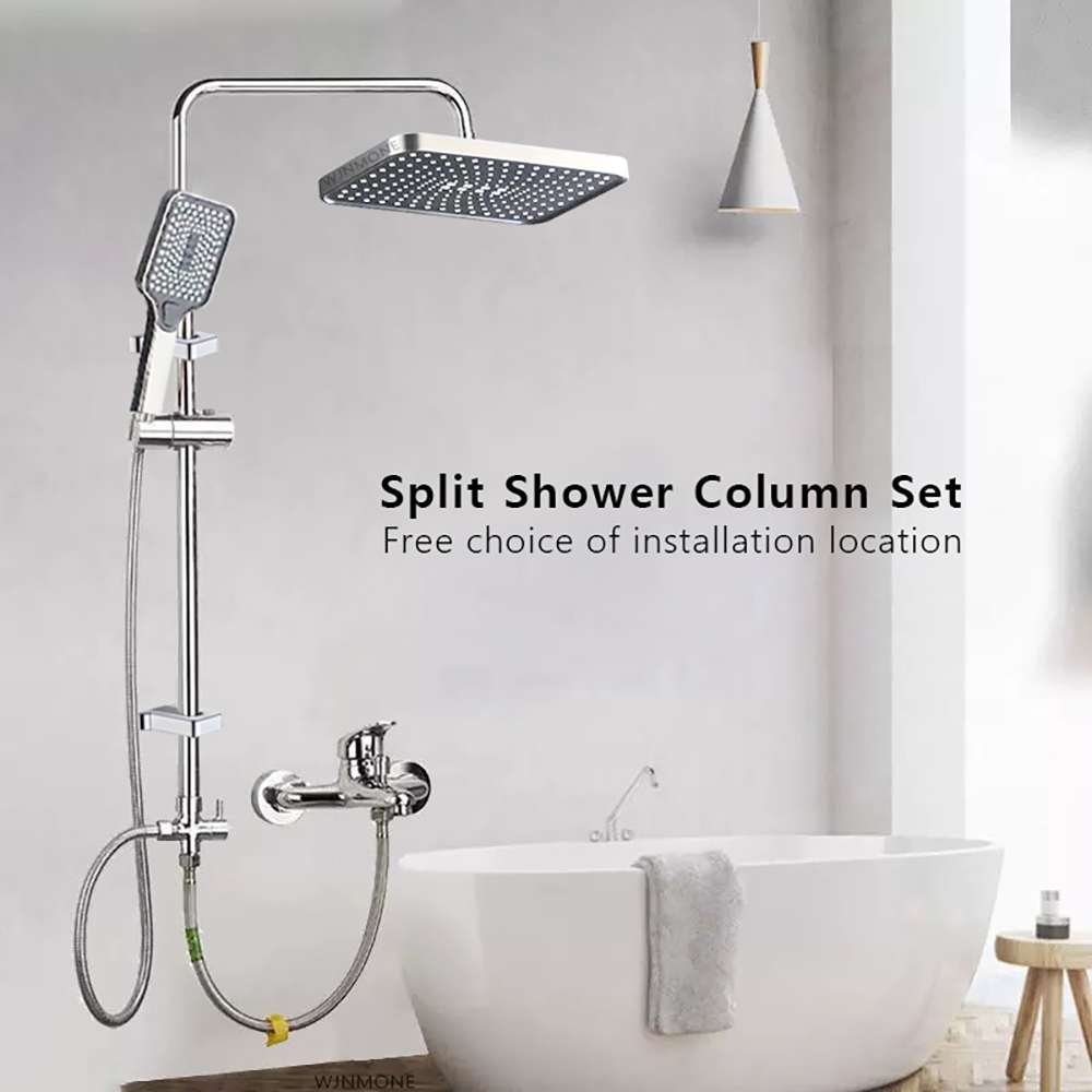 Home Bathroom Taps - Ensemble de colonnes de douche fendues,