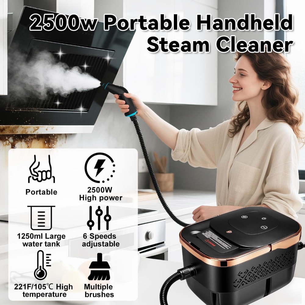 Nettoyeur vapeur portable 2500 - Home Bathroom Images avis et prix