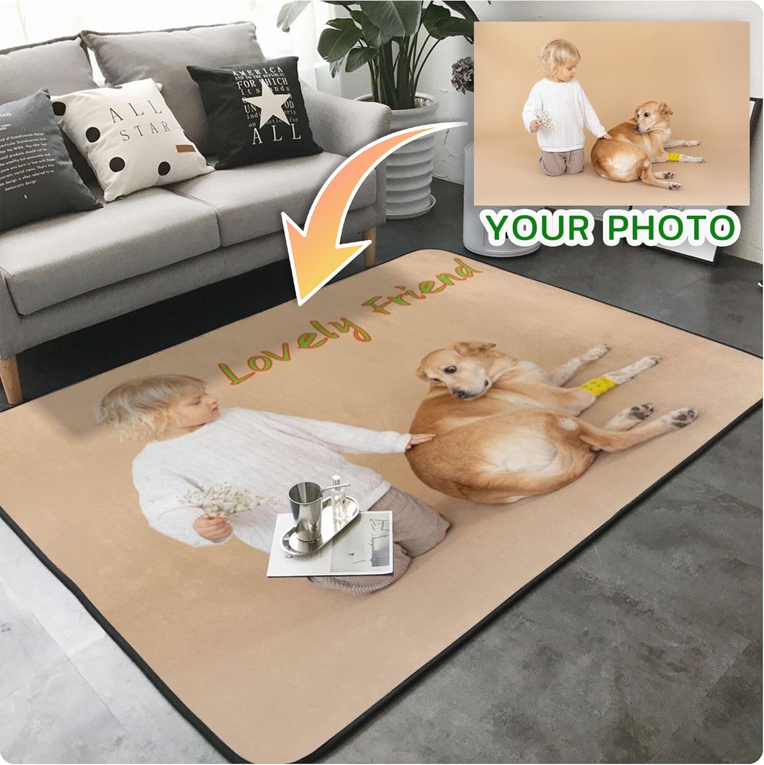Tapis personnalisé sur mesure  - Home Bathroom Images avis et prix
