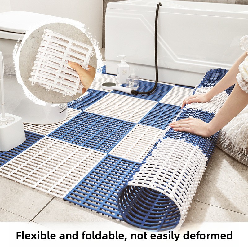 Tapis de salle de bain emboîta - Home Bathroom Tiles Design avis et prix