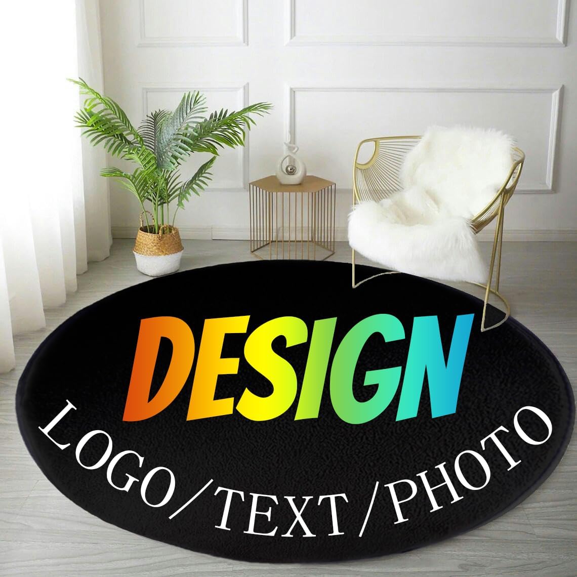 Tapis rond personnalisé Tapis  - Home Bathroom Images avis et prix