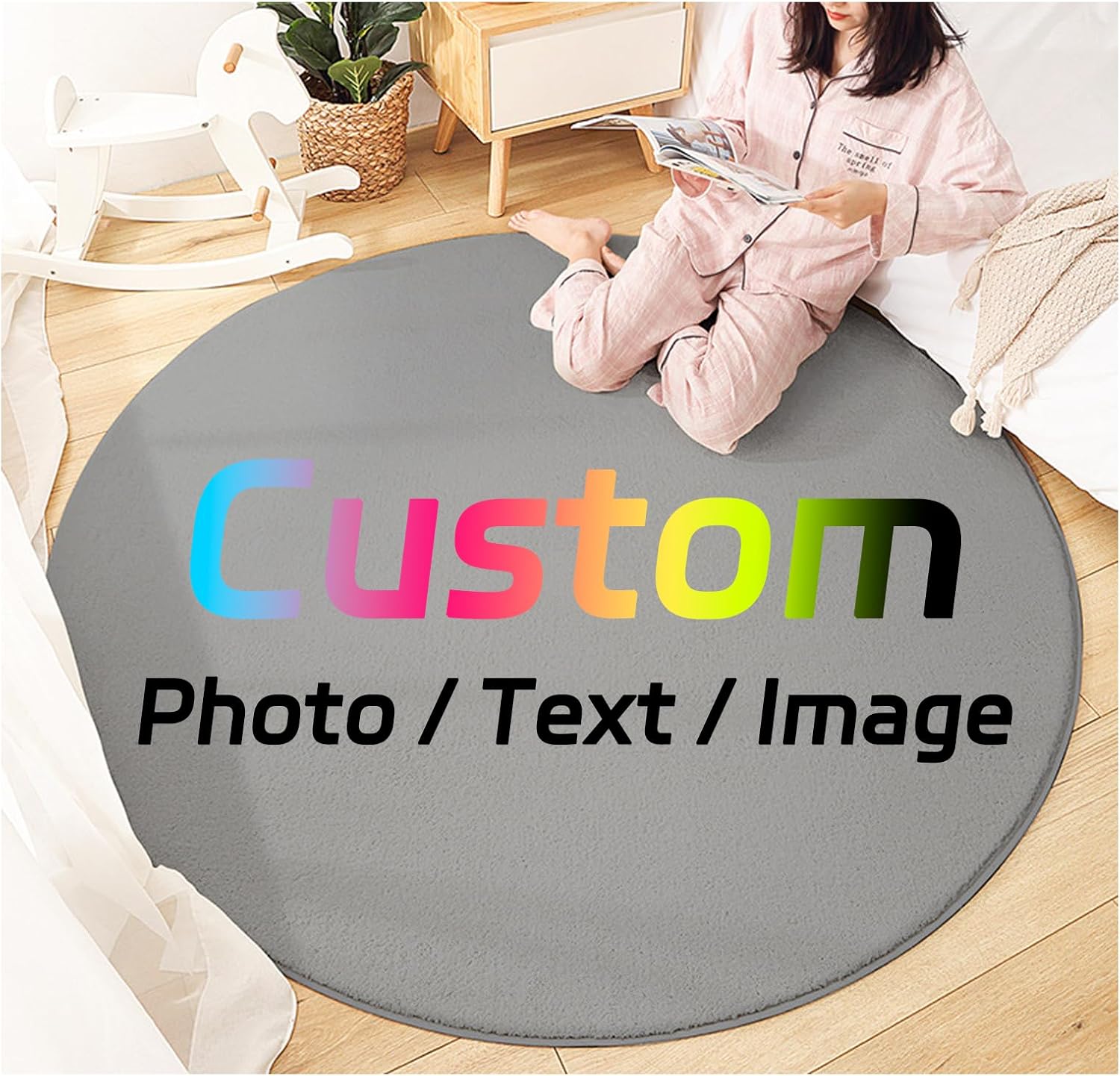 Tapis rond personnalisé Tapis  - Home Bathroom Images avis et prix
