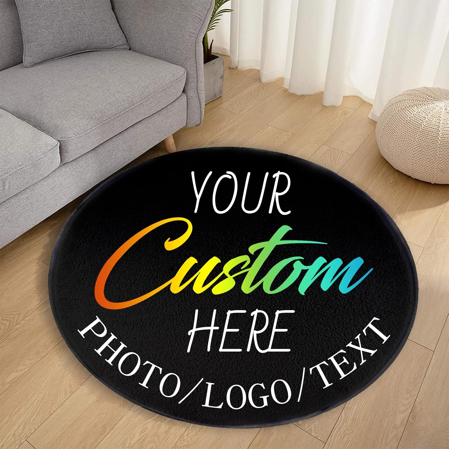 Tapis rond personnalisé Tapis  - Home Bathroom Images avis et prix