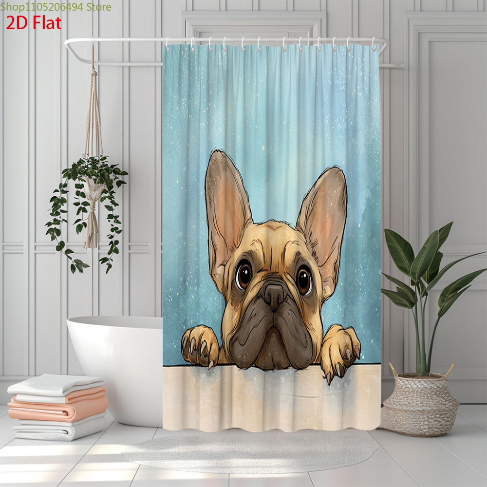 Rideau de douche mignon avec m - Home Bathroom Design Ideas avis et prix