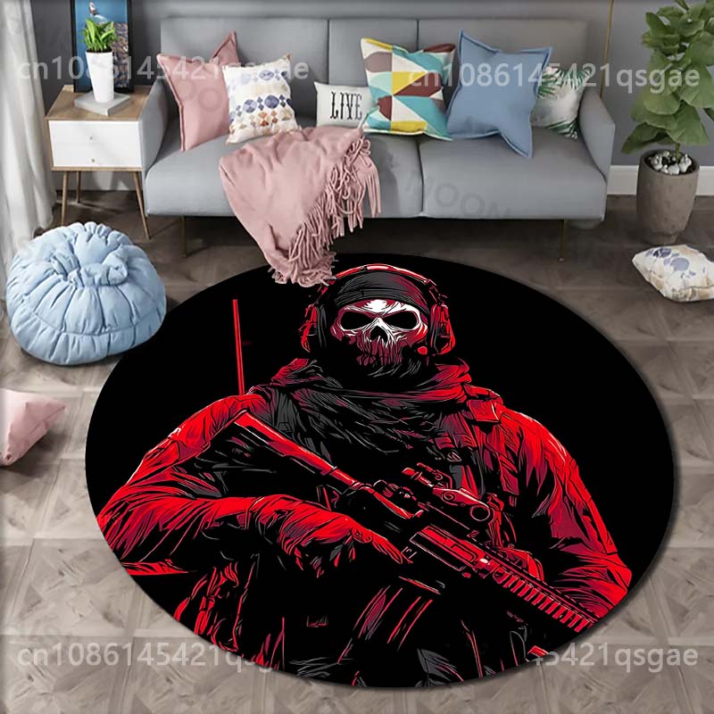 Tapis rond imprimé avec motif  - Home Bathroom Images avis et prix