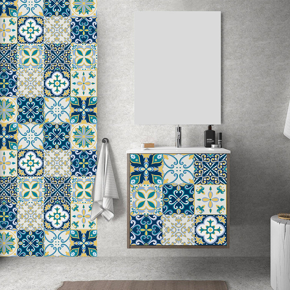 Autocollants décoratifs imperm - Home Bathroom Tiles Design avis et prix