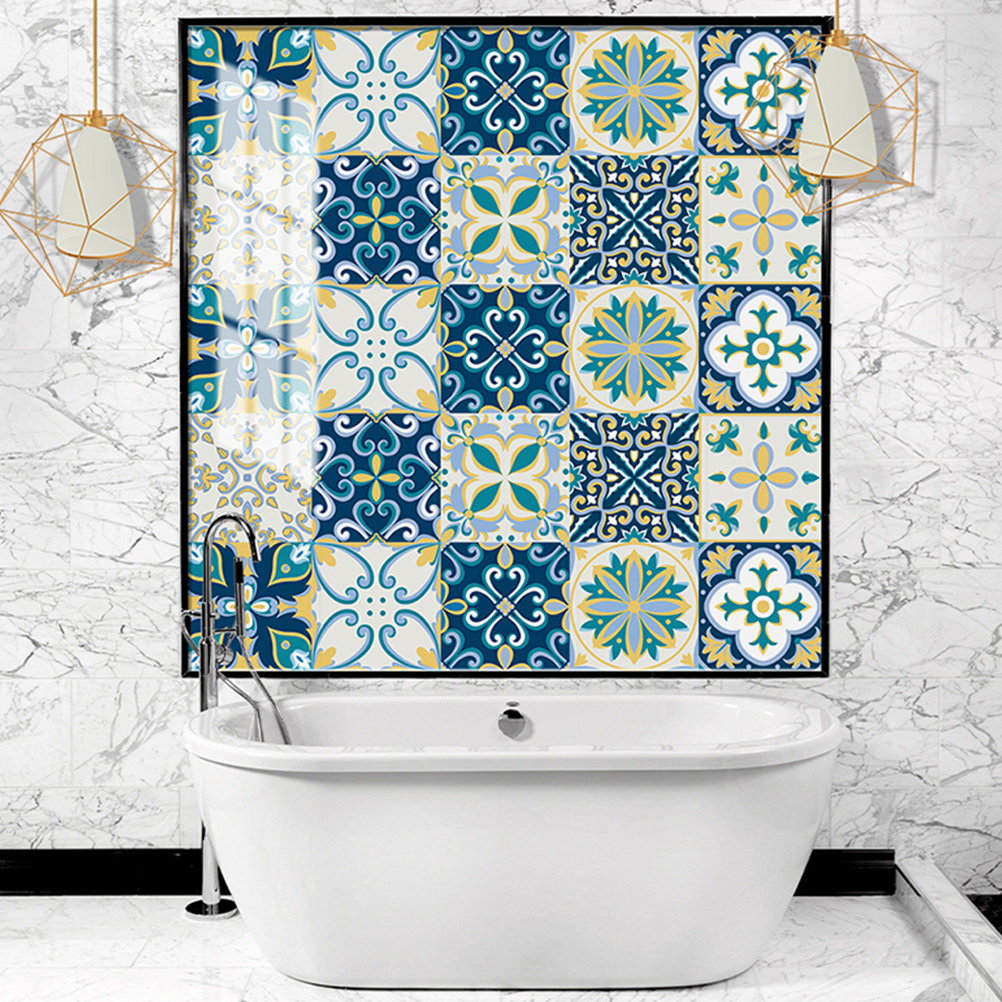 Autocollants décoratifs imperm - Home Bathroom Tiles Design avis et prix