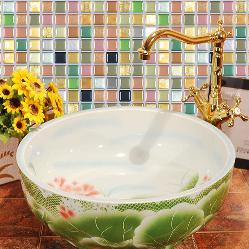 Autocollant Mural mosaïque 3D  - Home Bathroom Tiles Design avis et prix