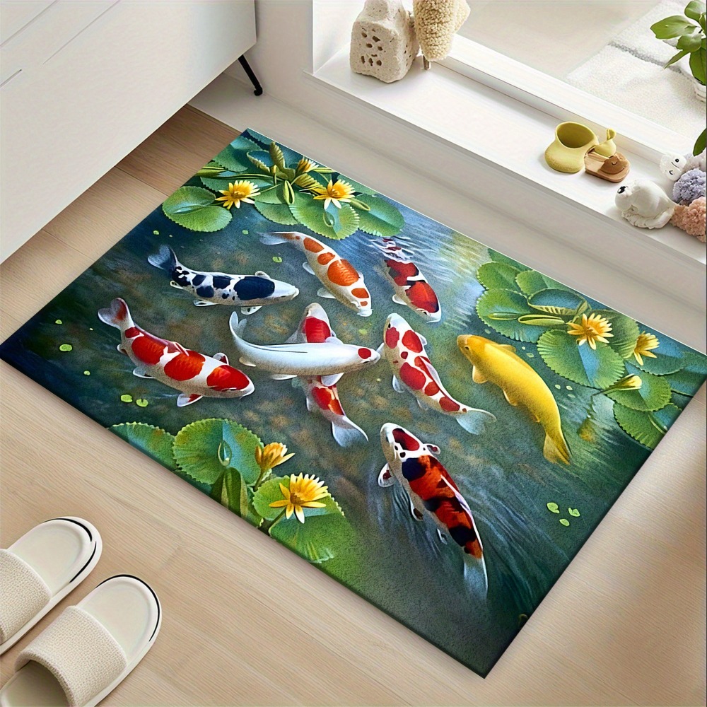 Tapis de sol vibrant motif poi - Home Bathroom Design Ideas avis et prix