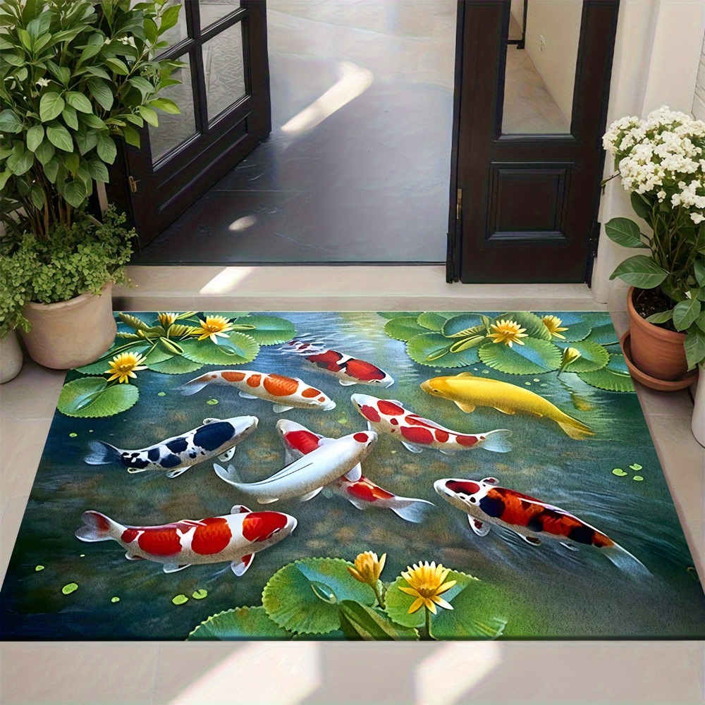 Tapis de sol vibrant motif poi - Home Bathroom Design Ideas avis et prix