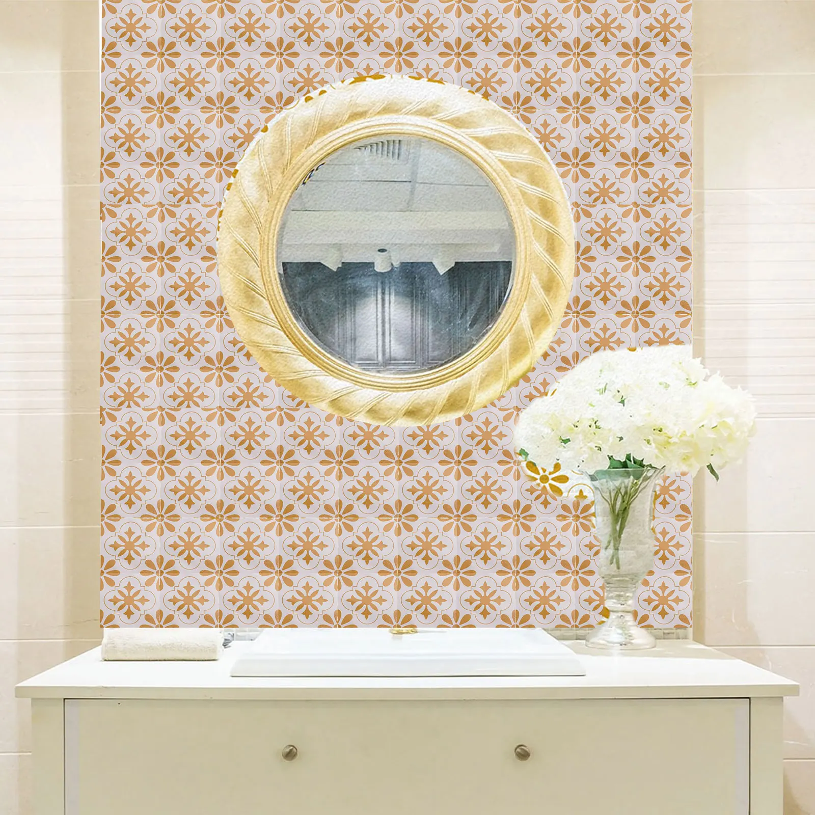Autocollants de carrelage en m - Home Bathroom Tiles Design avis et prix