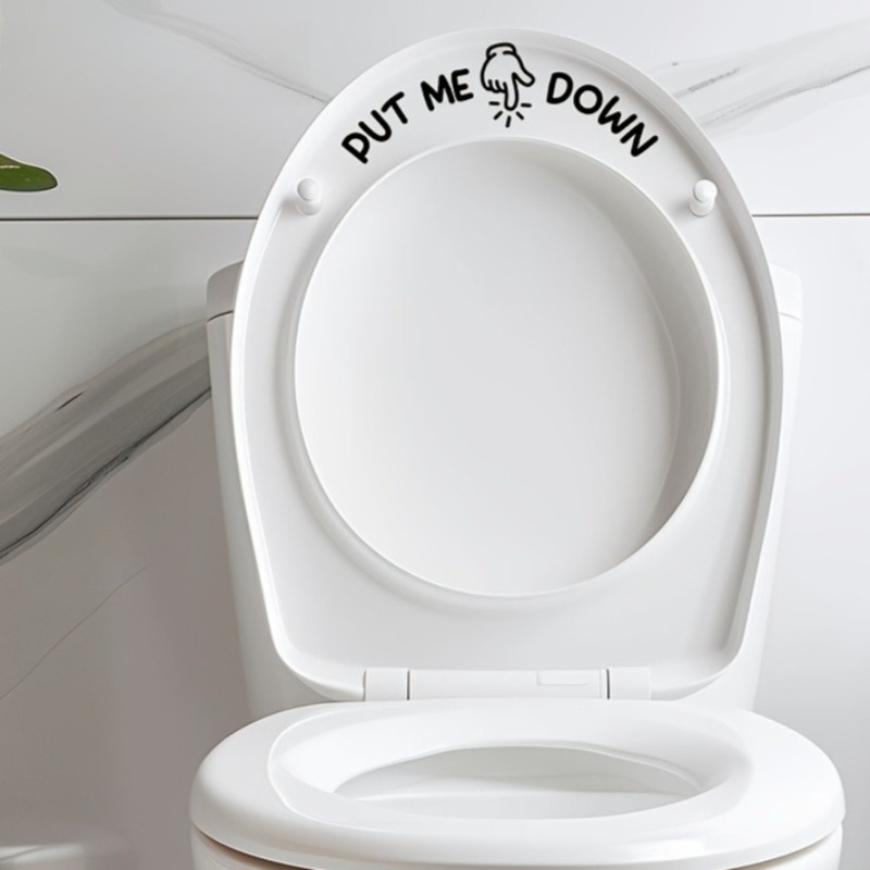 2 autocollants amusants pour t - Home Bathroom Design Ideas avis et prix