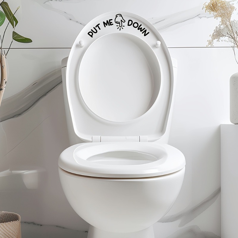 2 autocollants amusants pour t - Home Bathroom Design Ideas avis et prix