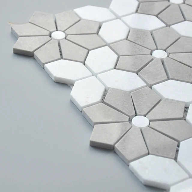 Carreaux de mosaïque en marbre - Home Bathroom Tiles Design avis et prix