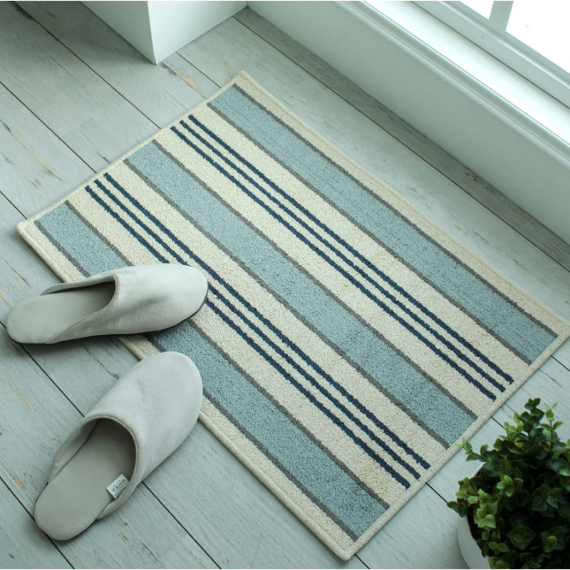Tapis de salle de bain rayé mi - Zara Home Bathroom Rug avis et prix