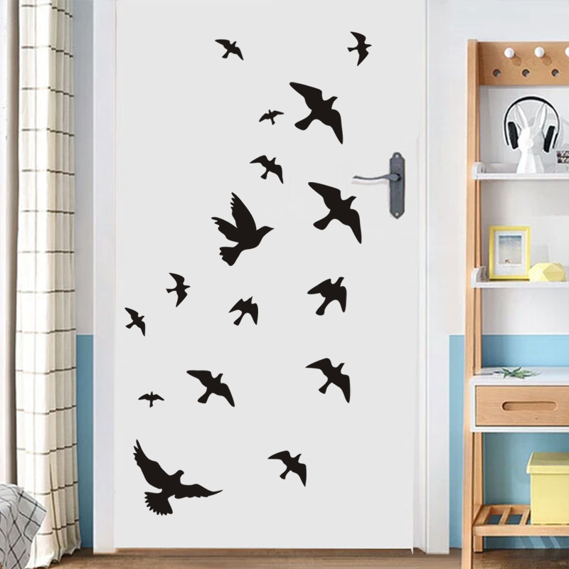 Autocollants muraux oiseau déc - Home Bathroom Wall Tiles avis et prix