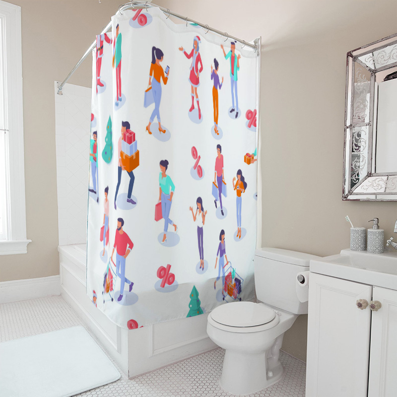 TU Shopping Lovers Rideau de d - Home Bathroom Design Ideas avis et prix