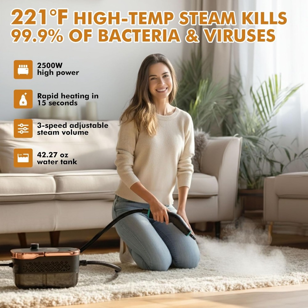 Nettoyeur vapeur portatif 2500 - Home Bathroom Images avis et prix