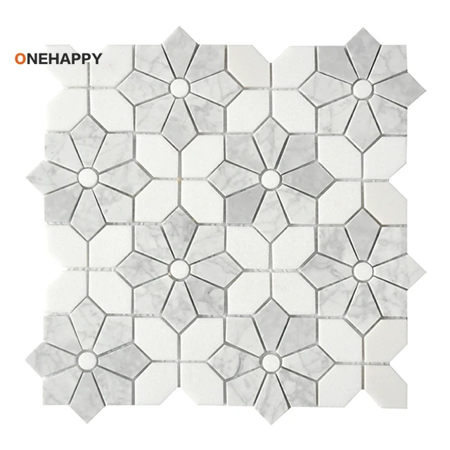 Carrelage en marbre mosaïque p - Home Bathroom Tiles Design avis et prix