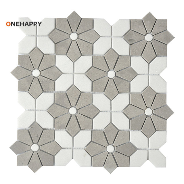 Carrelage en marbre mosaïque p - Home Bathroom Tiles Design avis et prix