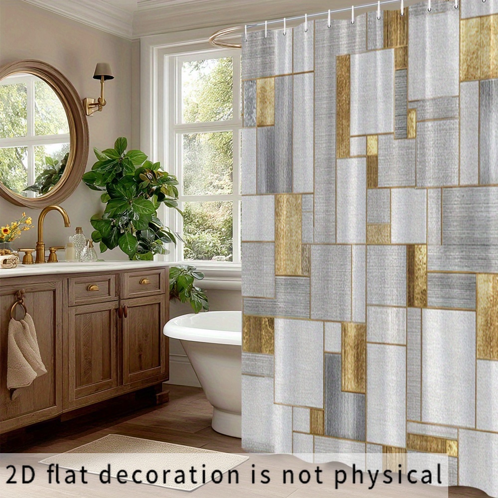 Rideau de douche imperméable à - Home Bathroom Tiles Design avis et prix