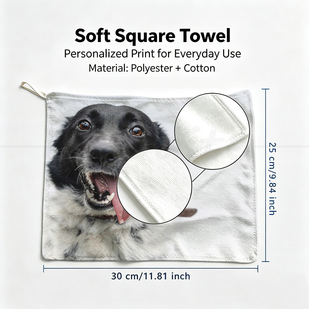 Serviette carrée personnalisée - Home Bathroom Images avis et prix